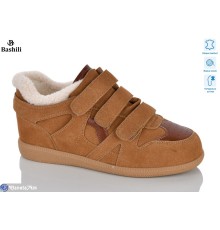 Кросівки жіночі на зиму (8 пар р.36-41) коричневий  "Башили"