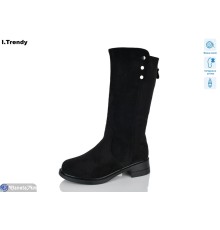 Чоботи жіночі на зиму (6 пар р.36-41) чорний  "Trendy"