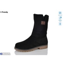 Чоботи жіночі на зиму (6 пар р.36-41) чорний  "Trendy"