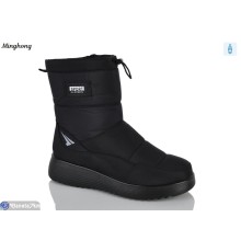 Дутики жіночі на зиму (8 пар р.37-42) чорний  "HORSE"