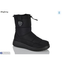 Дутики жіночі на зиму (8 пар р.37-42) чорний  "HORSE"