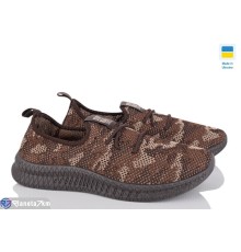 Кросівки чоловічі на весну/осінь (10 пар р.41-45) коричневий  "Favora"