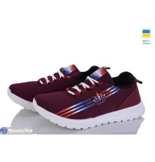 Кросівки жіночі на весну/осінь (6 пар р.37-41) бордовий  "Favora"