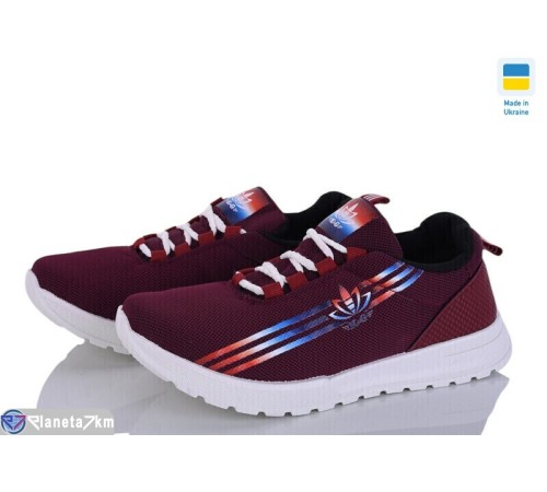 Кросівки жіночі на весну/осінь (6 пар р.37-41) бордовий  "Favora"