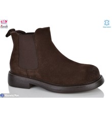 Черевики жіночі на зиму (8 пар р.36-40) коричневий  "Gukkcr"