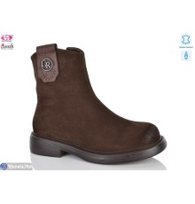 Черевики жіночі на зиму (8 пар р.36-40) коричневий  "Gukkcr"