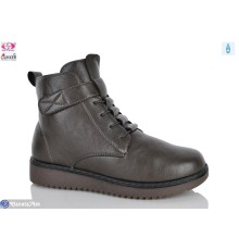 Черевики жіночі на зиму (8 пар р.37-42) хакі  "Gukkcr"