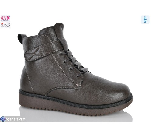 Черевики жіночі на зиму (8 пар р.37-42) хакі  "Gukkcr"
