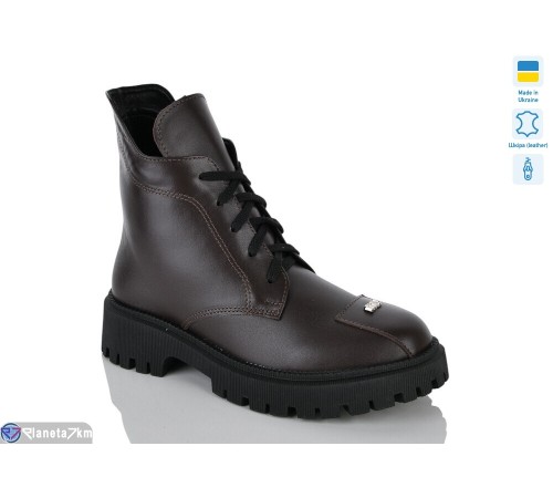 Черевики жіночі на весну/осінь (6 пар р.37-41) коричневий  "LIKA"