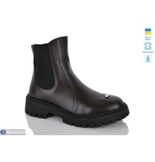Черевики жіночі на весну/осінь (6 пар р.37-41) коричневий  "LIKA"
