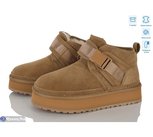 Уггі жіночі на зиму (8 пар р.36-41) camel  "HoRIK"