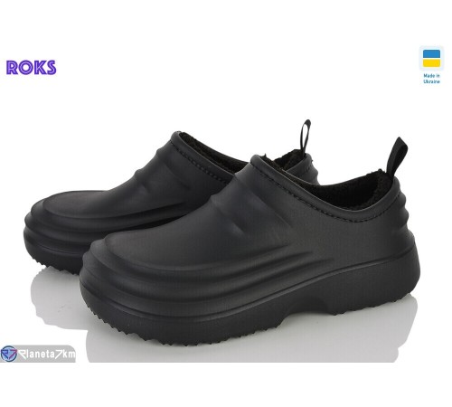 Калоші жіночі на зиму (8 пар р.41-46) чорний  "Roks"