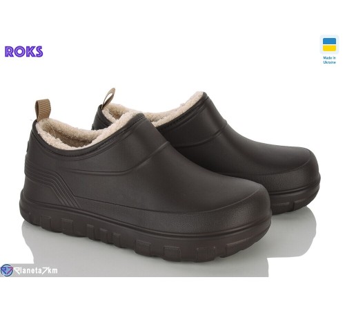 Калоші жіночі на зиму (8 пар р.37-41) коричневий  "Roks"