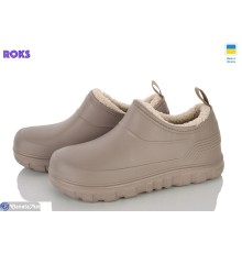 Калоші жіночі на зиму (8 пар р.37-41) коричневий  "Roks"