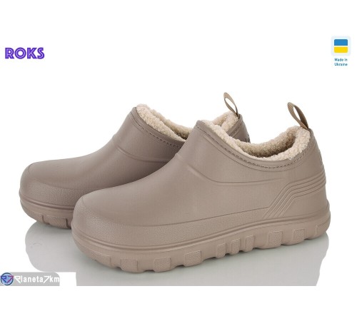 Калоші жіночі на зиму (8 пар р.37-41) коричневий  "Roks"