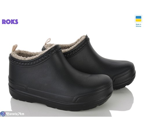 Калоші жіночі на зиму (8 пар р.37-41) чорний  "Roks"