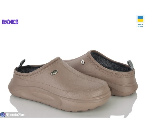 Жіночі сабо на зиму (8 пар р.37-41) коричневий  "Roks"