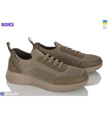 Кросівки чоловічі на літо (6 пар р.41-45) бежевий  "Roks"