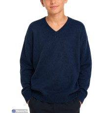 Дитячий светр на весну/осінь (5 шт. р.сетка 17-25) синій  "Kalabok"