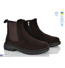 Черевики жіночі на зиму (6 пар р.37-40) коричневий  "Linda"