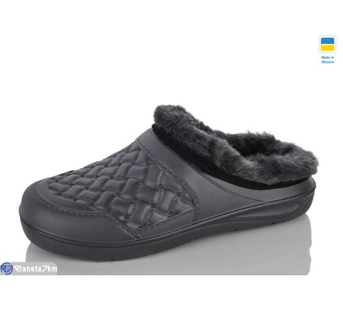 Жіночі сабо на зиму (6 пар р.36-41) сірий  "SALIN"