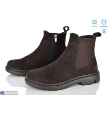 Черевики жіночі на зиму (6 пар р.37-40) коричневий  "Linda"