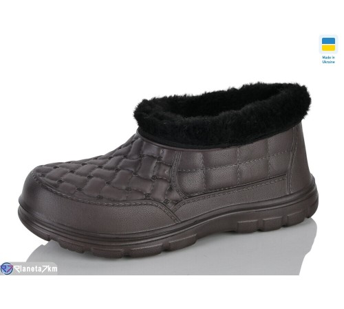 Калоші жіночі на зиму (6 пар р.37-42) коричневий  "SALIN"