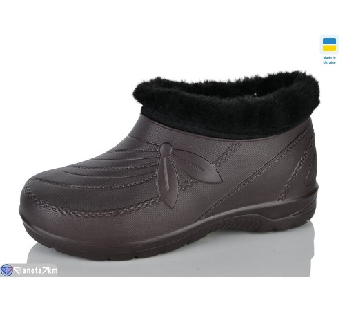 Калоші жіночі на зиму (6 пар р.36-41) коричневий  "SALIN"