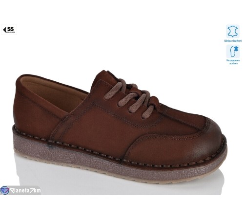 Туфлі жіночі на весну/осінь (8 пар р.36-41) коричневий  "KLAKSON"