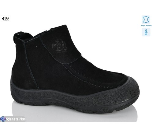 Черевики жіночі на весну/осінь (8 пар р.36-41) чорний  "KLAKSON"
