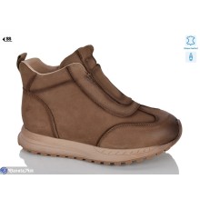 Черевики жіночі на зиму (8 пар р.36-41) коричневий  "KLAKSON"