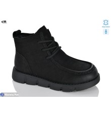 Черевики жіночі на зиму (8 пар р.36-41) чорний  "KLAKSON"