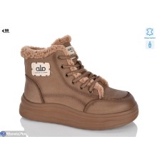 Черевики жіночі на зиму (8 пар р.36-41) коричневий  "KLAKSON"
