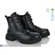 Черевики жіночі на весну/осінь (6 пар р.36-41) чорний  "FOX"