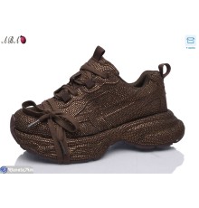 Кросівки жіночі на весну/осінь (6 пар р.36-41) коричневий  "Aba"