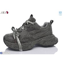 Кросівки жіночі на весну/осінь (6 пар р.36-41) сірий  "Aba"