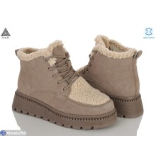 Черевики жіночі на зиму (8 пар р.36-41) коричневий  "STILLI Group"
