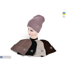 Шапка жіноча на весну/осінь (5 шт. р.сетка 56-60) мікс  "Angell"
