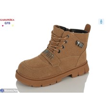 Черевики дитячі на зиму (8 пар р.28-33) camel  "GFB-Канарейка"