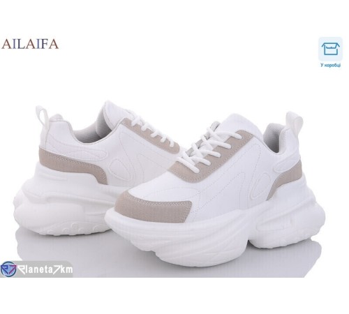 Кросівки жіночі на весну/осінь (6 пар р.36-41) білий  "Latifa"