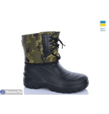 Чоловічі чоботи з піни на зиму (6 пар р.42-45) чорний  "MURMUR"