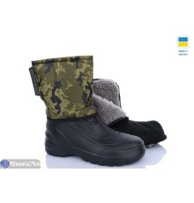 Чоловічі чоботи з піни на зиму (6 пар р.42-45) чорний  "MURMUR"