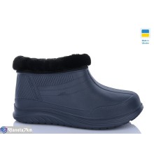 Калоші жіночі на зиму (6 пар р.36-41) синій  "MURMUR"