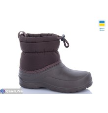 Дитячі чоботи з піни на зиму (12 пар р.30-35) коричневий  "MURMUR"