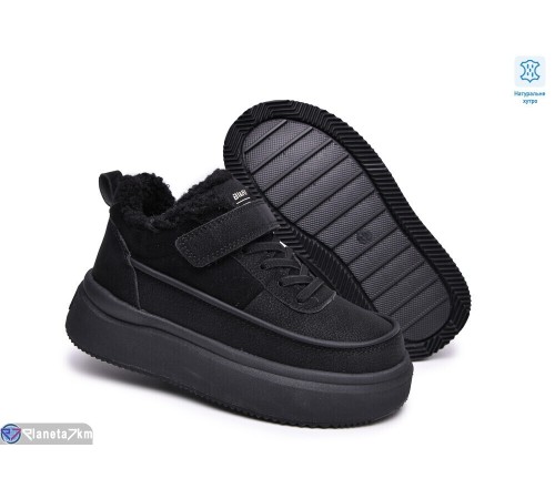 Дитячі кросівки на зиму (8 пар р.32-37) чорний  "TOMMY"