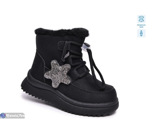 Черевики дитячі на зиму (8 пар р.28-35) чорний  "TOMMY"