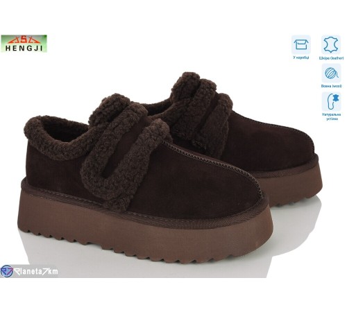 Уггі жіночі на зиму (8 пар р.36-40) коричневий  "HENGJI-ELENA"