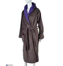 Халат жіночий на весну/осінь (3 шт. р.сетка XL-3XL) коричневий  "VERONIKA"