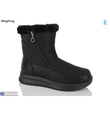 Дутики жіночі на зиму (8 пар р.37-42) чорний  "HORSE"
