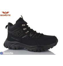 Черевики чоловічі на зиму (8 пар р.41-46) чорний  "Bonote"